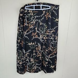 *Vintage* Kathie Lee 1990's floral midi skirt